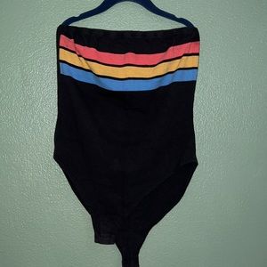 strapless bodysuit